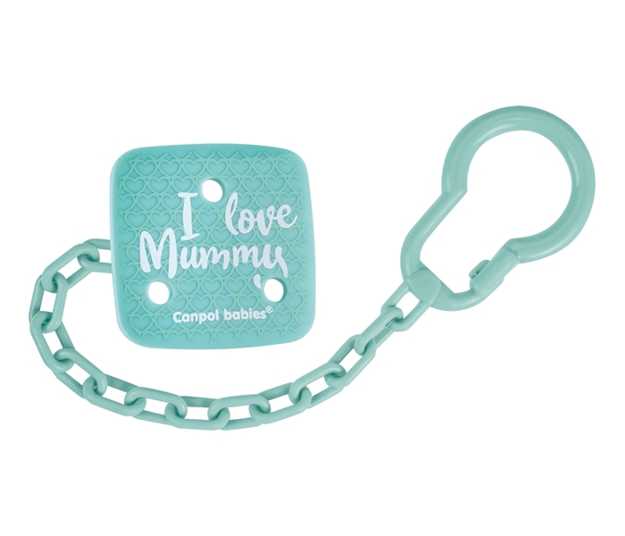 CANPOL BABIES LANAC ZA VARALICU I LOVE MUMMY (0m+) - GREEN 2/434