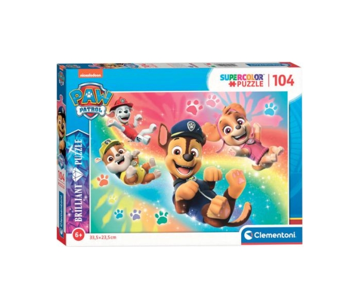 IGRACKA CLEMENTONI PUZLE 104 KOM.BRILLIANT PAW PATROL