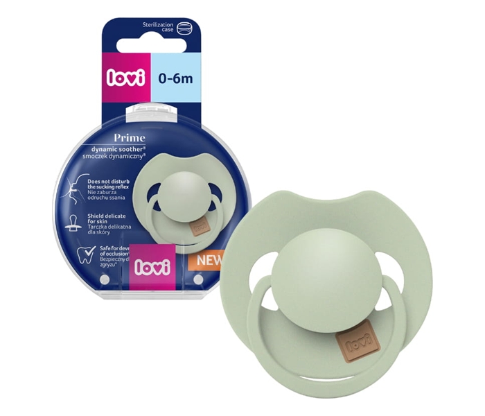 LOVI PRIME SILICONE DYNAMIC VARALICA 0-6M (1KOM) - PISTACIO 34/412