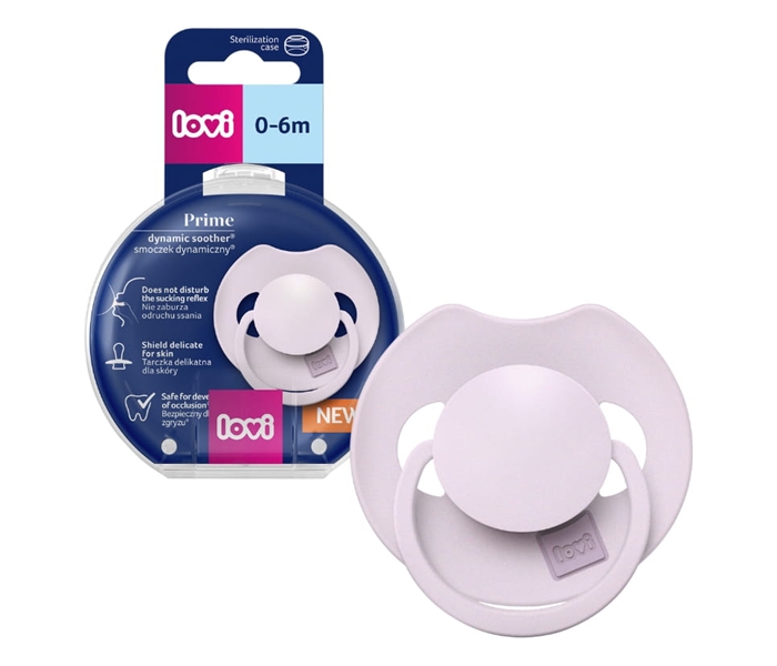 LOVI PRIME SILICONE DYNAMIC VARALICA 0-6M (1KOM) - LILAC 34/420