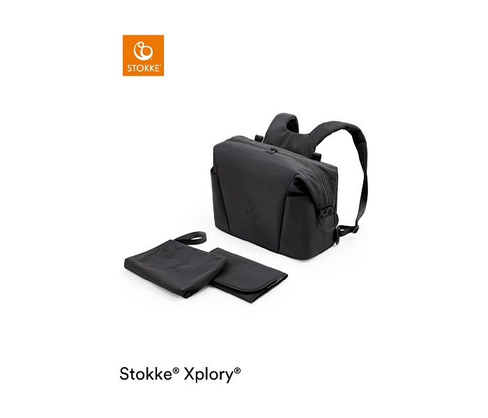 STOKKE® X CHANGING BAG RICH BLACK - TORBA