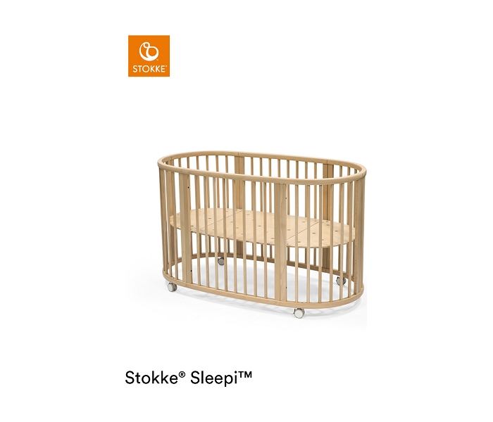 STOKKE® SLEEPI V3™ BED - NATURAL - S 74 cm x V 84 cm x D 141 cm
