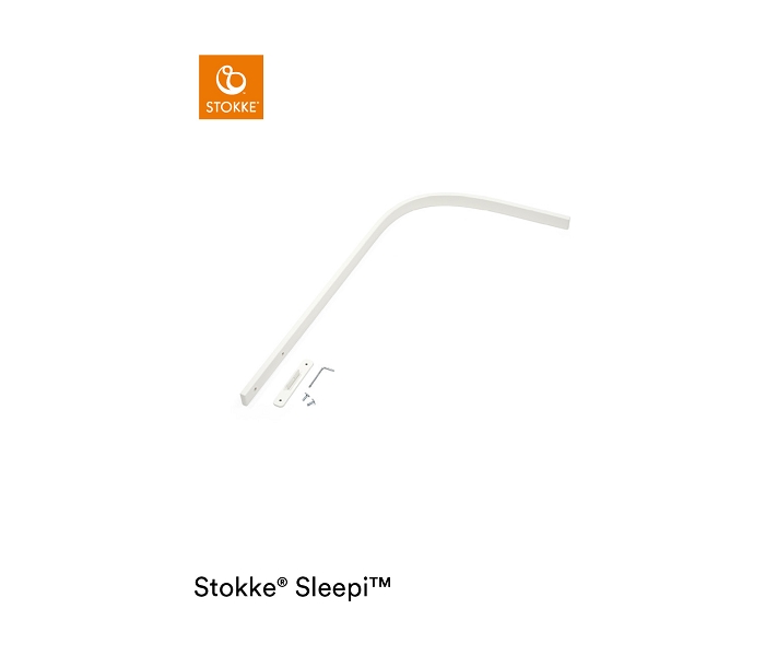 STOKKE® SLEEPI V3™ DRAPE ROD - NOSAC BALDAHINA WHITE