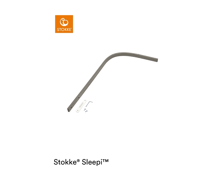 STOKKE® SLEEPI V3™ DRAPE ROD - NOSAC BALDAHINA HAZY GREY