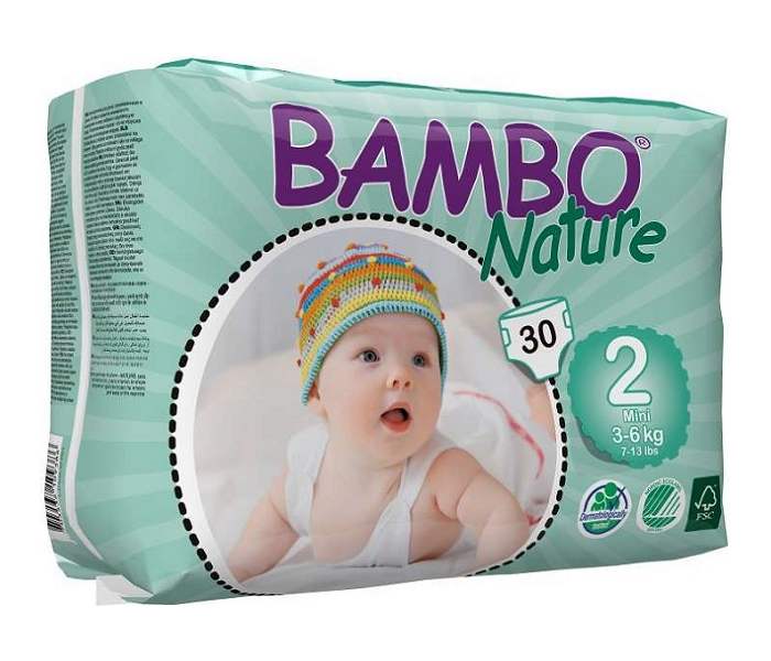 BAMBO NATURE MINI 2 pelene30kom 3-6kg