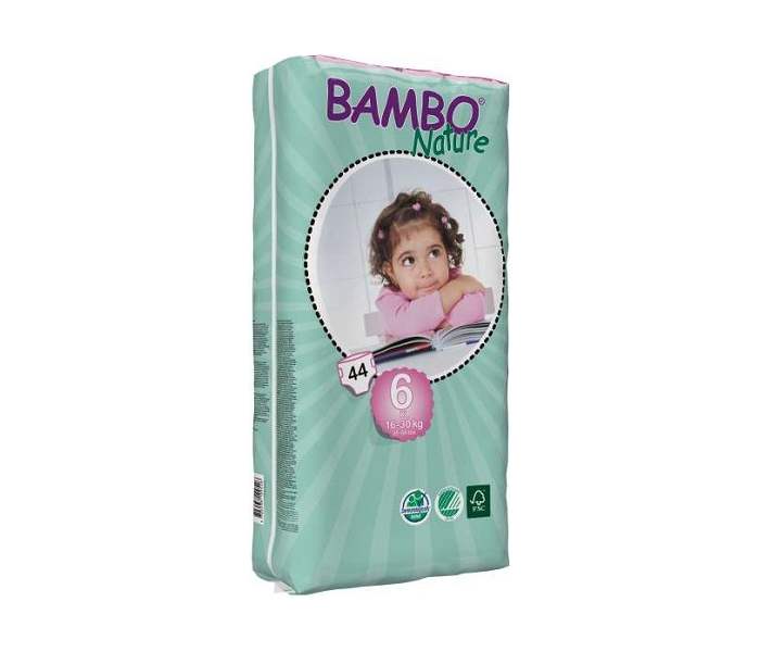 BAMBO NATURE XL 6 pelene 44kom 16-30kg