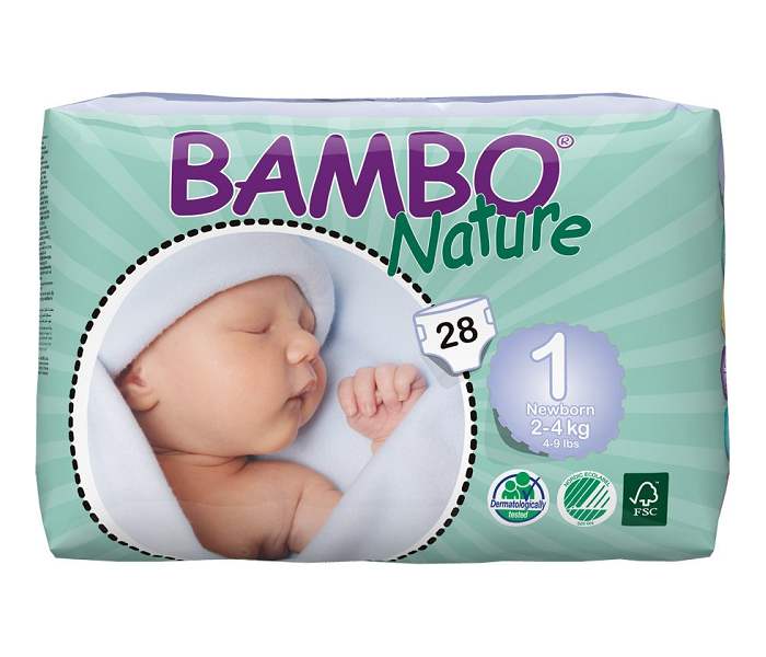 BAMBO NATURE NEW BORN 1 28KOM. 2-4KG