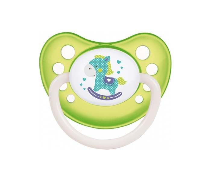 CANPOL BABIES VARALICA ORTHODONTIC SILICONE +18 M - TOYS GREEN 23/258