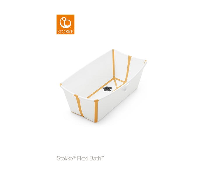 STOKKE® FLEXI BATH® (SKLOPIVA KADICA) - WHITE YELLOW