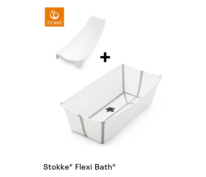 STOKKE® FLEXI BATH SET (SKLOPIVA KADICA) X-LARGE - WHITE