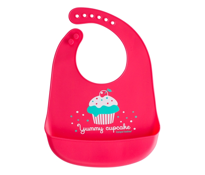 CANPOL BABIES SILIKONSKA PORTIKLA CUPCAKE 9m+ (74/020) - RED