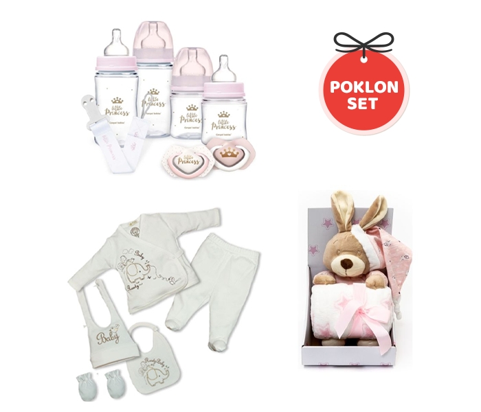 POKLON SET ROYAL 0M+ - BABY PINK