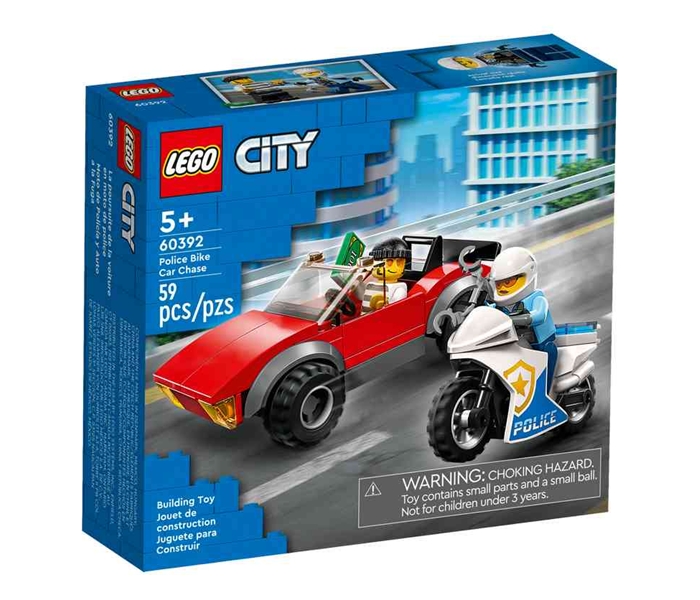 IGRACKA LEGO CITY POLICE BIKE CAR CHASE