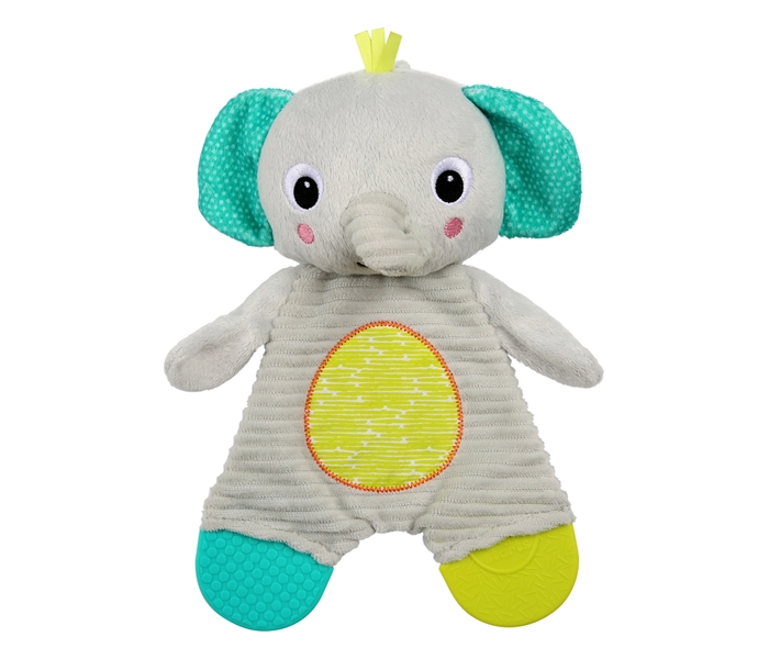 KIDS II  BRIGHT STARTS  GLODALICA - SNUGGLE & TEETHE - ELEPHANT 12347 0M+