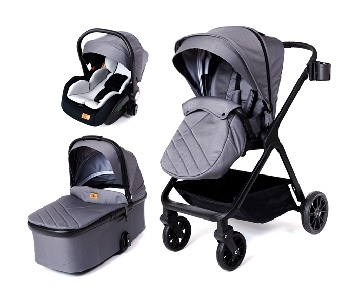 BBO KOLICA ZA BEBE 3u1 (A5) MAMAMIA - GREY