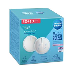 CANPOL BABIES TUFERI ZA GRUDI 3D ULTRA UPIJAJUCI - WHITE (60KOM) 1/652