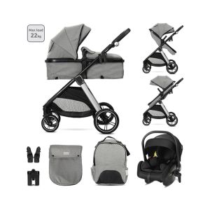 LORELLI KOLICA ZA BEBE 3u1 ASPEN SA TRANS.SEDISTEM+ADAPTERI - GREY