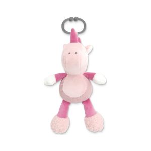 LORELLI PLISANA IGRACKA MUZICKA - UNICORN PINK NATURAL