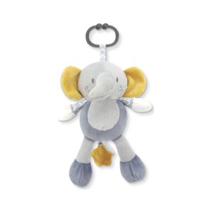 LORELLI PLISANA IGRACKA MUZICKA - ELEPHANT GREY NATURAL