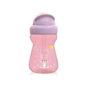 LORELLI MINI SPORTSKA FLASICA SA SLAMCICOM (200ml) 6+ ANIMALS - BLUSH PINK