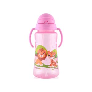 LORELLI SPORTSKA SOLJA 300ml SA SLAMCICOM I RUCKAMA - PINK