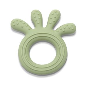 LORELLI SILIKONSKA GLODALICA ZA BEBE OCTOPUS NATURAL - FRESH GREEN