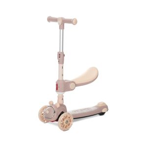 LORELLI SKLOPIVI TROTINET ZA DECU SWIFTIE SA MUZIKOM I SVETLECIM TOCKOVIMA - BEIGE