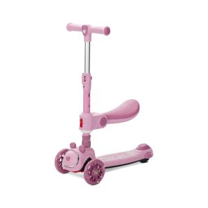 LORELLI SKLOPIVI TROTINET ZA DECU SWIFTIE SA MUZIKOM I SVETLECIM TOCKOVIMA - PINK