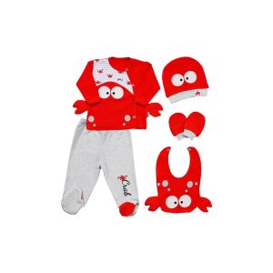 KOMPLET ZA BEBE DECAKE KRABA  5/1 VEL.56-68