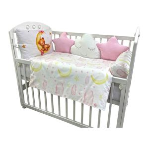 POSTELJINA ZA BEBE SANJALICA - ROZE