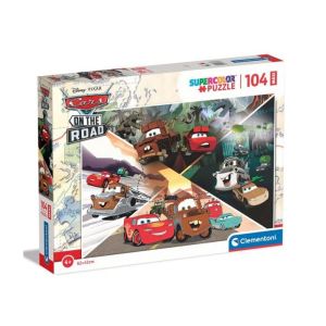 IGRACKA CLEMENTONI PUZLE 104 KOM.MAXI CARS ON THE ROAD