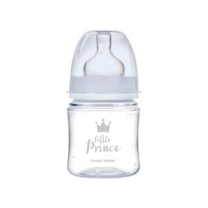 CANPOL BABIES FLASICA 120ml SIROKI VRAT, PP - ROYAL BABY 35/233 BLUE