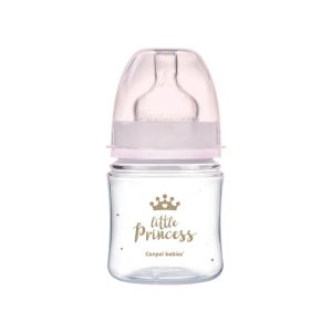 CANPOL BABIES FLASICA 120ml SIROKI VRAT, PP - ROYAL BABY 35/233 PINK