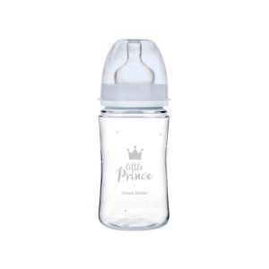 CANPOL BABIES FLASICA 240ml SIROKI VRAT, PP - ROYAL BABY 35/234 BLUE