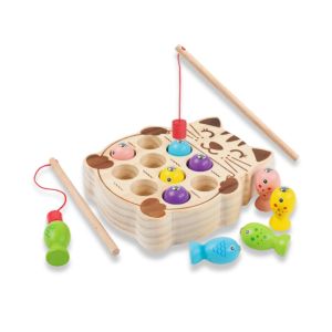 SOVA PAMETNE IGRACKE -  DRVENA MACA PECALJKA 10 DELOVA