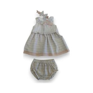 HALJINA ZA DEVOJCICE KRATAK RUKAV PRUGE 6-12M