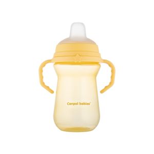 CANPOL BABIES SOLJA 250ml SA SILIKONSKIM KLJUNOM (56/615) - YELLOW