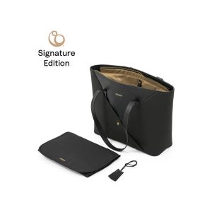 STOKKE® X CHANGING BAG SIGNATURE BLACK- TORBA