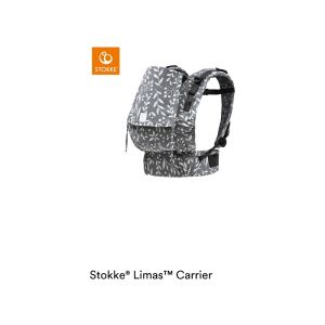 STOKKE® KENGUR LIMAS CARRIER FLEX - FLORAL SLATE