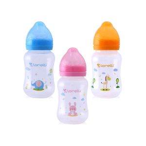LORELLI FLASICA WIDE NECK 250ml (0m+) ANIMALS