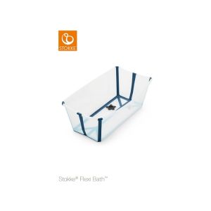 STOKKE® FLEXI BATH® (SKLOPIVA KADICA) - TRANSPARENT BLUE