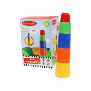 INFUNBEBE IGRACKA ZA BEBE ZAGLAVLJENE CASE 12M+ (5kom)