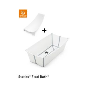 STOKKE® FLEXI BATH SET (SKLOPIVA KADICA) X-LARGE - WHITE