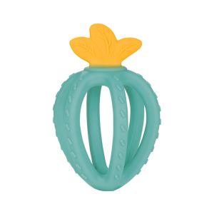 CANPOL BABIES 3D GLODALICA - SILICON STRAWBERRY - 80/400 - TURQUISE