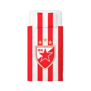 POSTELJINA SET CRVENA ZVEZDA CRVENI GRB 140*200