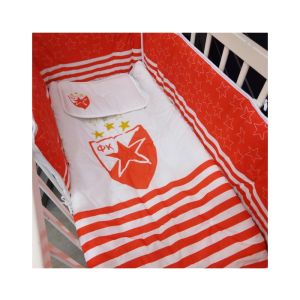 POSTELJINA KOMPLET SA OGRADICOM CRVENA ZVEZDA