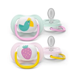 AVENT VARALICA STHR AIR COLL 0-6M 2KOM PINK/YELLOW