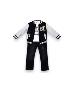 KOMPLET TRODELNI SA KOLEDZICOM ZA DECAKE VEL 92-110