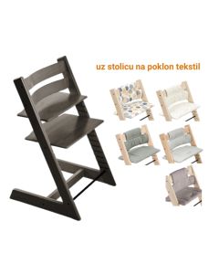 STOKKE TRIPP TRAPP STOLICA (HRANILICA) -  HAZY GREY
