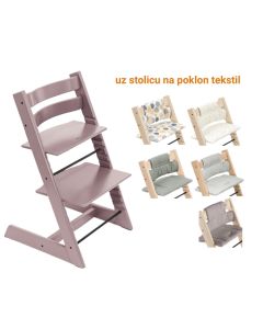 STOKKE TRIPP TRAPP STOLICA (HRANILICA) - HEATHER MAUVE